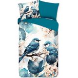 Dekbedovertrek Zari - Blauw - Microvezel - Dessin: Dieren