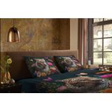 Dekbedovertrek Borra - Meerkleurig - Microvezel - Dieren - Eenpersoons 140x200 Cm