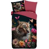 Dekbedovertrek Borra - Meerkleurig - Microvezel - Dieren - Eenpersoons 140x200 Cm