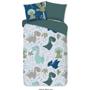 Kinderdekbed zonder overtrek Dino's - eenpersoons - 140x200 + 60x70 cm
