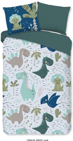 Kinderdekbed zonder overtrek Dino's - eenpersoons - 140x200 + 60x70 cm