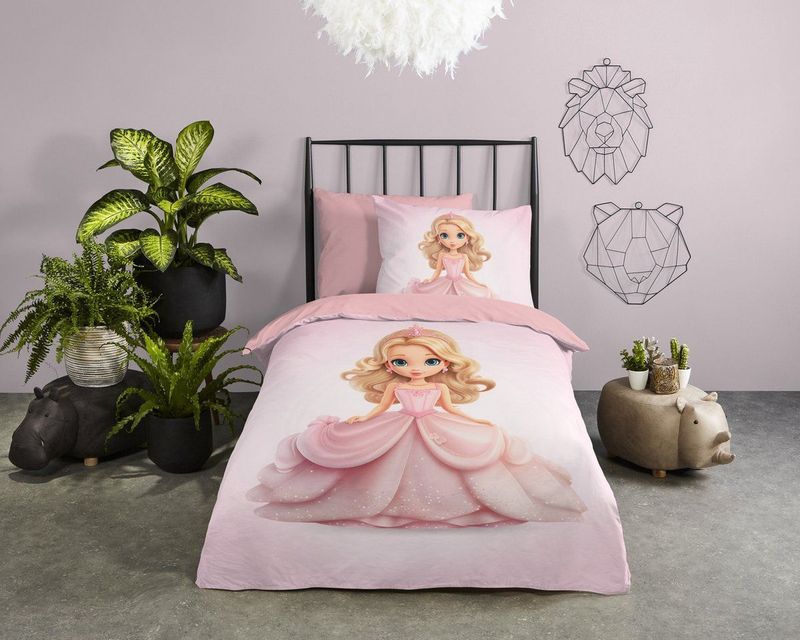 Pure - Bella - Dekbedovertrek - Roze - 100% Polyester - Inclusief Kussensloop