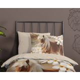 Pure - Fabi - Dekbedovertrek - Zand - 100% Polyester - Inclusief Kussensloop