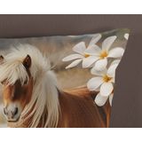 Pure - Fabi - Dekbedovertrek - Zand - 100% Polyester - Inclusief Kussensloop