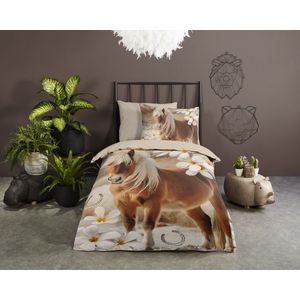 Pure - Fabi - Dekbedovertrek - Zand - 100% Polyester - Inclusief Kussensloop