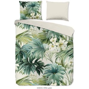 Pure Dekbedovertrek Virna nr.33300 groen - 140x220 + 1 kussensloop 60x70