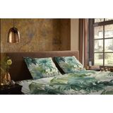 Pure - Tropische Bloei - Dekbedovertrek - Groen - 100% Microvezel - Inclusief Kussenslopen