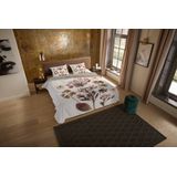 Dekbedovertrek Okuyasu - Meerkleurig - Microvezel - Bloemen Dessin