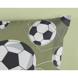 Dekbedovertrek - Katoen - Grijs - Eenpersoons