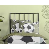 Dekbedovertrek - Katoen - Grijs - Eenpersoons