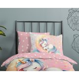 Dekbedovertrek - Wit - Katoen - Eenpersoons