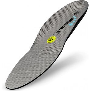 Mysole - Work Arch Low - Inlegzolen - Grijs - Voor Platte Voet