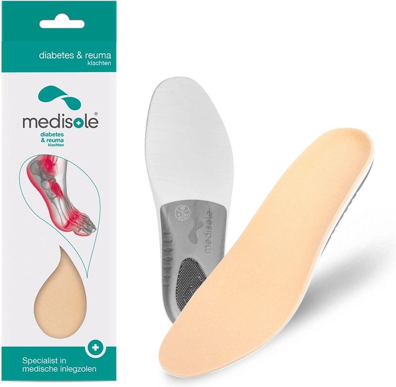 Medische inlegzolen Diabetes & Reuma klachten - dames maat 40