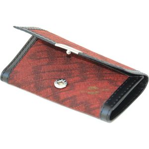 Kanika - sleuteltasje - fairtrade uit Thailand - Rood