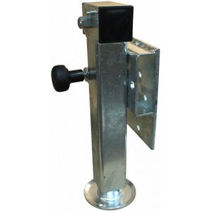 Steunpoot wegklapbaar SF60-DSA- SW19 + adapter, model Saris 60mm 1300kg verzinkt 240mm 415mm