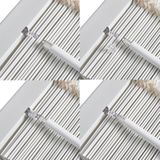 Jaloezieën - Grijs - Hout - 50x150cm