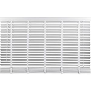 Woonexpress - Houten Jaloezie - Wit - Raamdecoratie - Lamelbreedte 50 mm
