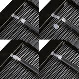 Woonexpress - Houten Jaloezie - Zwart - Raamdecoratie - Lamelbreedte 50 mm