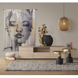 Vloerkleed - Grijs - Wol