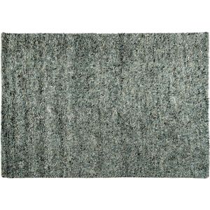 Vloerkleed - Shaggy Deluxe - Groen - 200x290 cm - Hoogpolig - Handgeknoopt