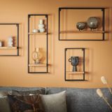 Wandrek - Hout - Zwart