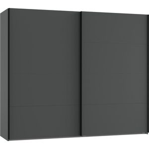 Kledingkast Aalst Donkergrijs - 225x210x65 cm