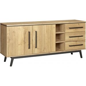 Woonexpress Dressoir Batenburg - MDF - Naturel - 180x80x45 cm (BxHxD)