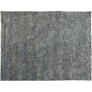 Shaggy Deluxe - Vloerkleed - Blauw - Wol - Hoogpolig - Handgeknoopt