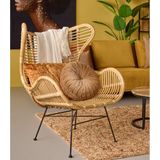 Vloerkleed Shaggy Deluxe - Bruin - 160x230 cm - Hoogpolig - Handgeknoopt