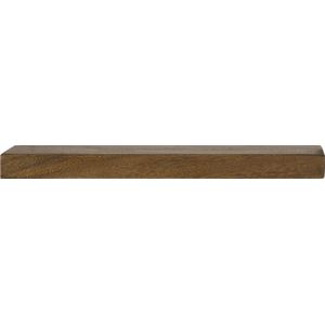 Wandplank Avola Mangohout Bruin 60x4x12 (BxHxD) Zwevend