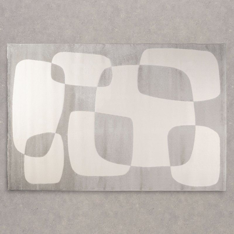 Vloerkleed - Grijs - Wol