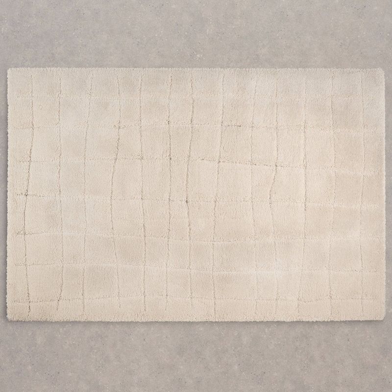 Nola - Vloerkleed - Beige/Creme - Stof - 200 x 290 cm