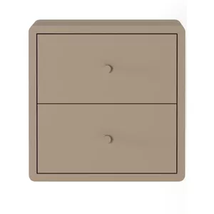 Zuiver Bijzettafel/Nachtkastje June Eiken, Met 2 laden - 2300441 Zuiver Bijzettafel/Nachtkastje June Eiken, Met 2 laden - 2300441
