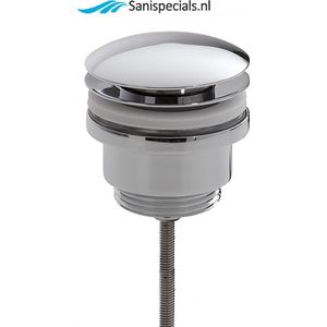 Adema - Klikwaste - Luxe Click - Chroom - Laagmodel