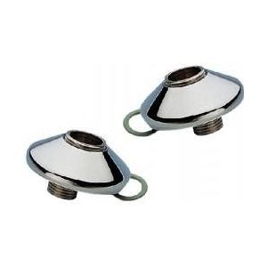 Riko - Set Luxe S-koppelingen 1/2x3/8 - Roset - Hoogwaardige Kwaliteit