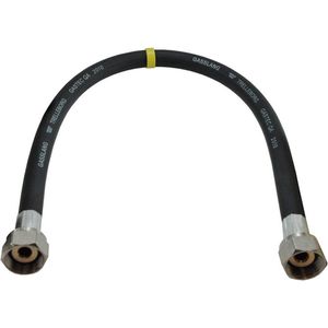 Gasslang compleet - Rubber - 60cm - Zwart