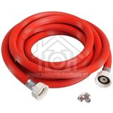 Vulslangset rood + 3/4 wartels recht compleet 350 cm