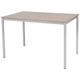 Schaffenburg - Domino Basic - Vergadertafel - Licht Kersen - Aluminium Frame - 120 x 80 cm