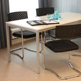 Schaffenburg - Domino Basic - Vergadertafel - Zwart - Logan Eiken - 120 x 80 cm