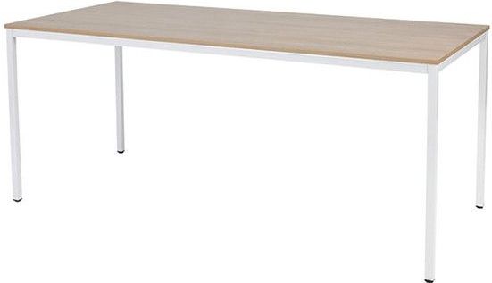 Schaffenburg - Domino Basic - Vergadertafel - Wit Frame - Kersen Blad - 180 x 80 cm