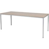 Schaffenburg - Domino Basic - Vergadertafel - Kersen - Aluminium Frame - 200 x 80 cm