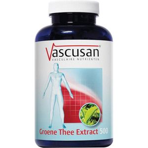 Vascusan Groene Thee Extract 500mg Capsules 60st