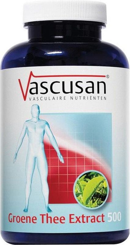 Vascusan Groene Thee Extract 500mg Capsules 60st