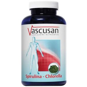 Vascusan Spirulina chlorella 500 tabletten