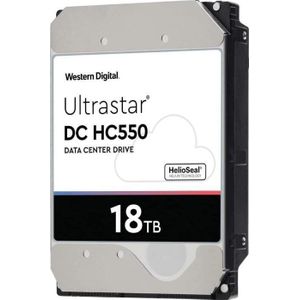 Western Digital - Ultrastar DC HC550 - Harde Schijf - 18TB - 3,5"" - SATA 6Gbps