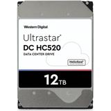 Western Digital Western digitaal Ultrastar DC HC520, 3.5', 12TB, SAS, 7200RPM, 256MB cache