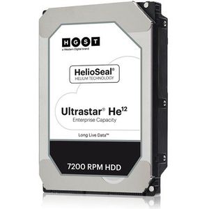 HGST Ultrastar He12 12000GB SAS interne harde schijf - interne harde schijven (12000 GB, SAS, 7200 RPM, 3.5"", Bewakingssysteem, HDD)