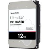 WD - Ultrastar DC HC520 - Vaste Schijf - 12 TB - Intern - 3.5 - SATA 6Gb/s - 7200 tpm - Buffer: 256 MB