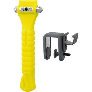 Lifehammer - Safety Life Hammer Classic - Veiligheidshamer - Zwart - Inclusief Gordelsnijder
