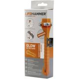 Lifehammer - Veiligheidshamer - Oranje - Gehard Staal - Inclusief Houder